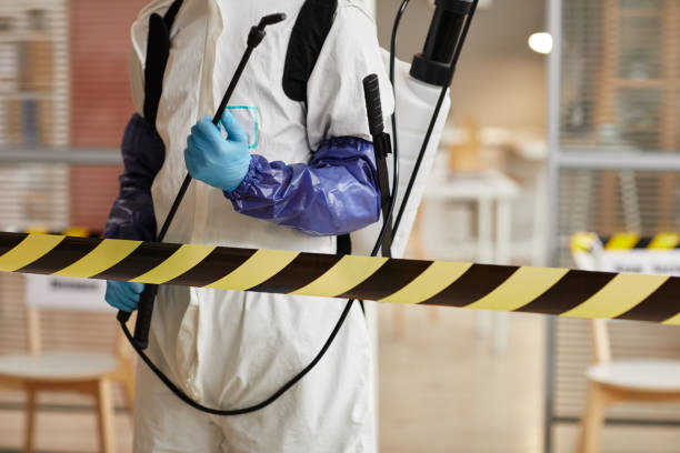Professional Biohazard Cleanup technician working in Mansfield, OH